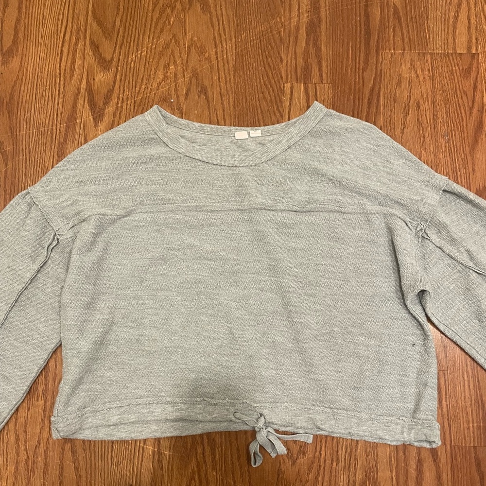 Melrose and Market Grey Cropped Sweatshirt